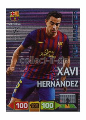 Panini Adrenalyn XL Champions League 11/12 - 352 - Xavi Hernandez - TOP MASTER