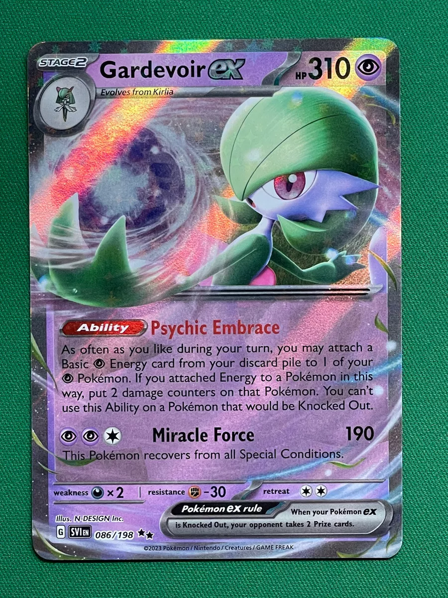 023 Carta Pokemon Gardevoir EX Ingles