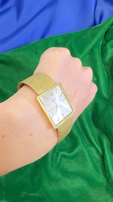 Vintage Men's Rolex Geneve 18K Yellow Gold watch 67.3 GM | eBay