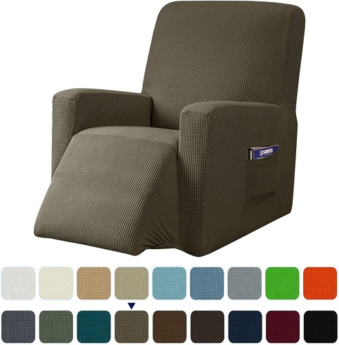 Subrtex Recliner Stretch Sofa Slipcover Cover Furniture Protector Couch Covers - Picture 11 of 130
