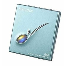 Kenwood Portable Md Player Dmc-T33 Blue N5Ksbvb JPN Vintage Limited Edition Rare