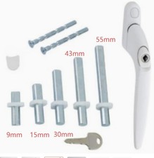 Universal Window Handles for PVC Windows Inline Key Locking with Multi Spindle