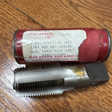 BAY STATE/CLEVELAND TWIST DRILL CO 1-11-1/2 NPT TAPER PIPE TAP, NEW 