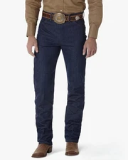 Men’s Wrangler Cowboy Cut Original Fit Jeans 13MWZ, Rigid Indigo, 36 x 32