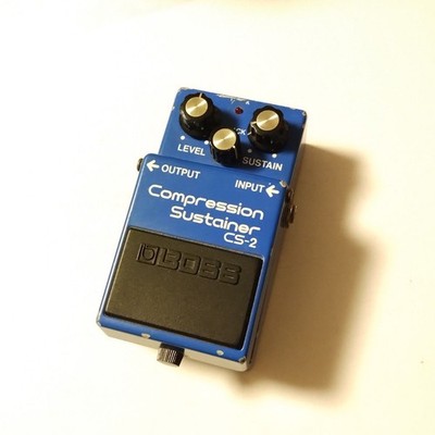 BOSS CS-2 Compression Sustainer Guitar Effects Pedal used