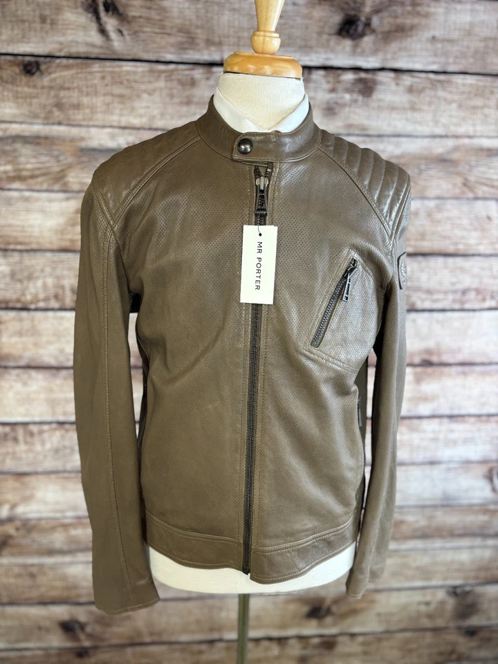 Chaqueta de cuero Belstaff V Racer Air nueva con etiquetas talla 40 (50 EUR) Foto 2 de 4