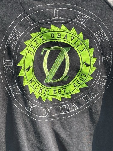 Wicked offizielle Broadway Musical College-Stil Jacke grün für gute Größe Large - Bild 9 von 12