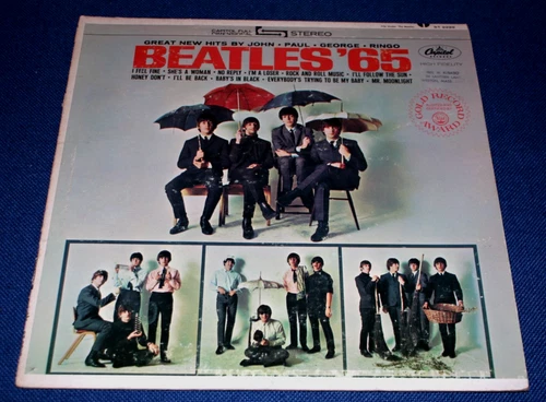 Beatles '65 LP (1971, Apple Label, ST 2228), Ultrasonically Cleaned, VG+/VG