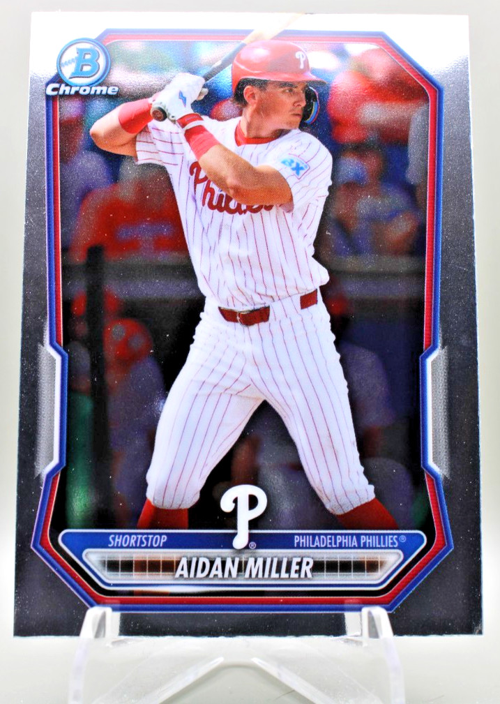 2026 Bowman Chrome Prospects - Aidan Miller #BCP-49 Phillies