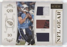 2011 Playoff National Treasures NFL Gear Trios Prime 45/49 Jake Locker #15 5w7