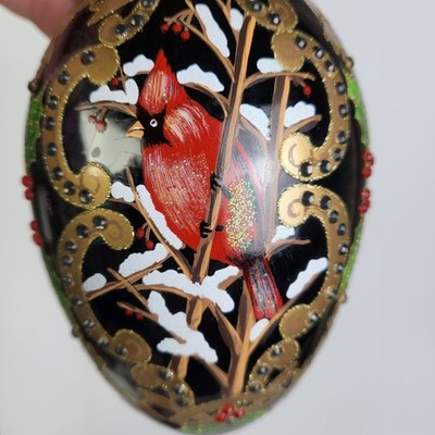 Joan Rivers Red Cardinal Classic  Christmas Collection  Ornament NIB