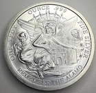 1 oz Texas Silver Round!  Remember the Alamo!  Eagle with Lone Star E32