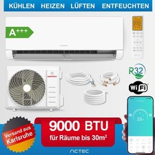 Split Klimaanlage 9000 BTU Klimagerät Inverter A+++ Heizen WLAN HANTECH …
