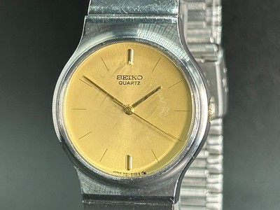 SEIKO 7431-6090 1984年 ゴールドダイヤルドレスウォッチ 薄型 s-l400.jpg