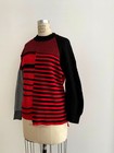 ⭕ 00s Vintage Sonia Rykiel Collage knit top : shirt dress jacket avant garde y2k — photo 1