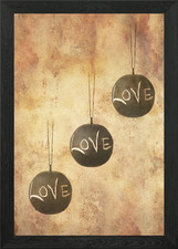 Row of Love Framed Wall Art Poster Canvas Print Picture