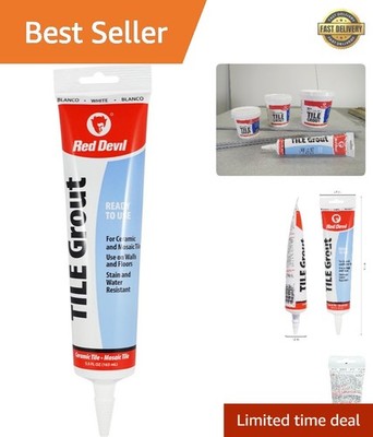 Pre-Mixed Tile Grout - Professional Quality, Excellent Adhesion, Ideal for Wa...