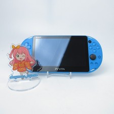 【Excellent】Sony PS Vita PCH-2000 Aqua blue Wi-Fi Model Console only #RET0217/02