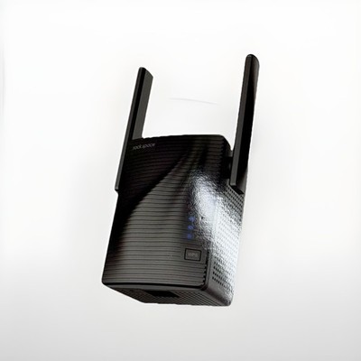 Rock Space AC1200 Dual Band WiFi Repeater with Access Ethernet Port Black