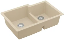 Karran USA QU-811 Quartz QU 32" Undermount Double Basin Quartz