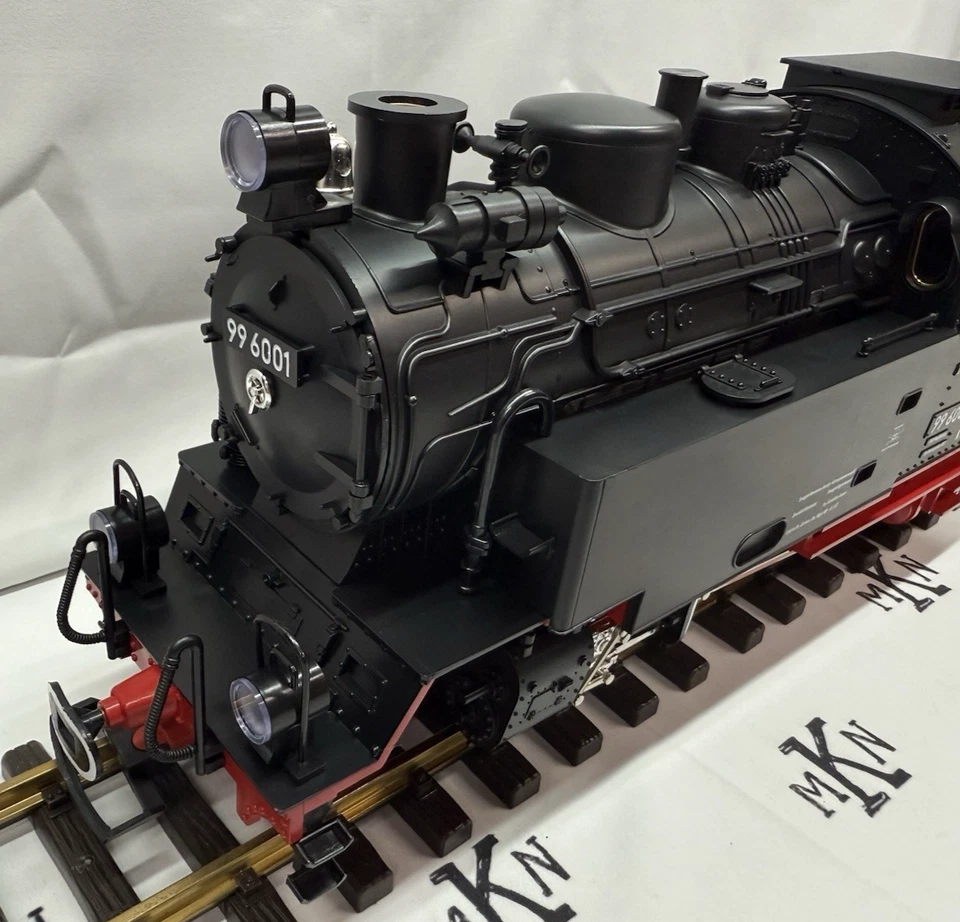 G Scale LGB 2080D DB Deutsche Reichsbahn 2-6-2 Steam Locomotive #99 6001 - Image 3 of 4