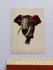 Pirelli Atlante 1955 Armando Testa CARTOLINA PUBBLICITARIA illustrata originale