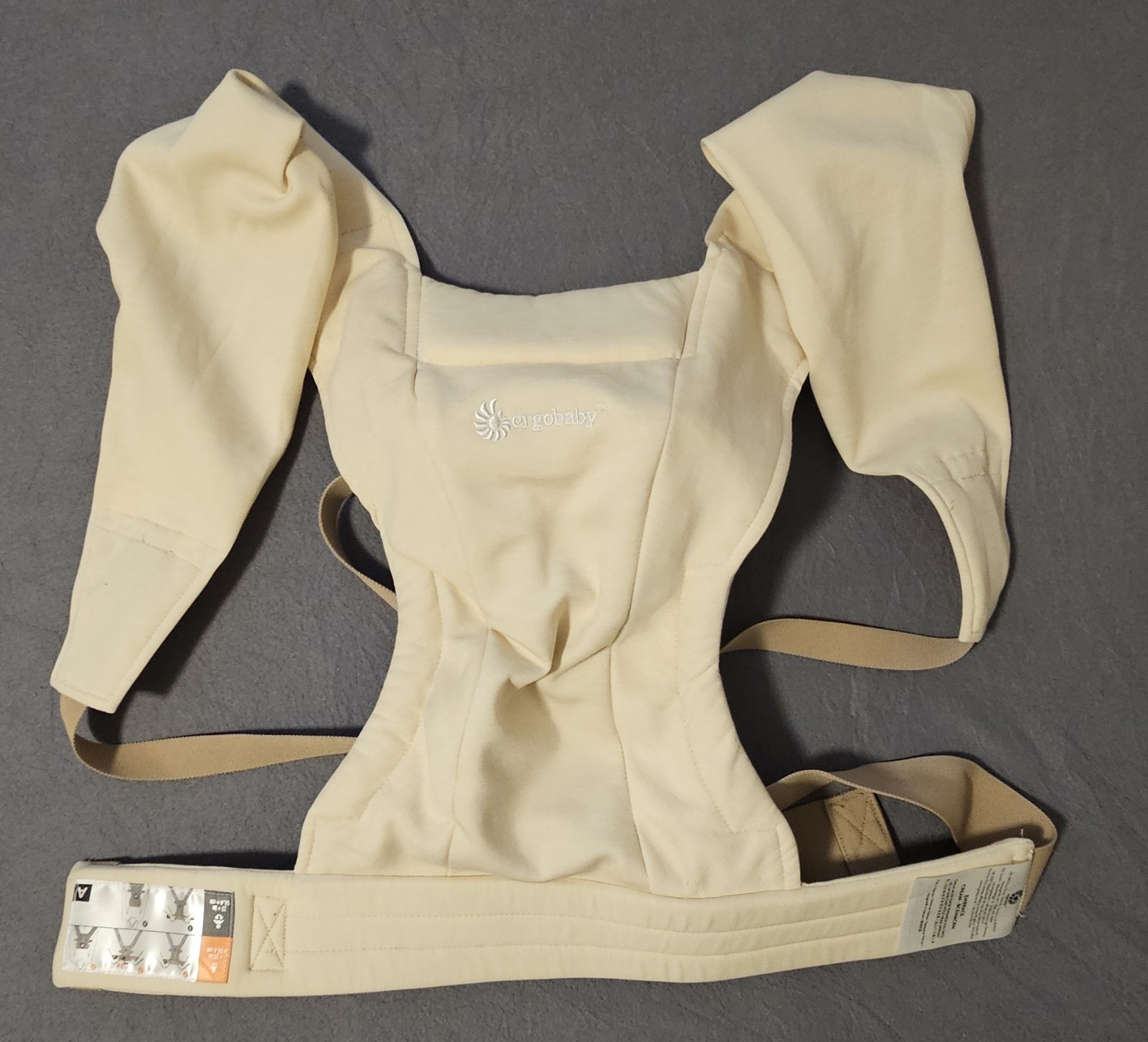 Ergobaby Embrace Cozy Knit Newborn Baby Carrier Cream