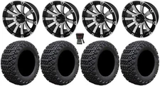 LSI Beast 12" Golf Wheels Machined 23" X-Trail Tires Yamaha