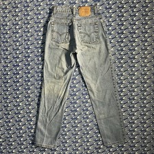 VTG 90s Women  s Levi  s 505 Regular Fit Straight 5 SHT Denim Blue Jeans L Wash
