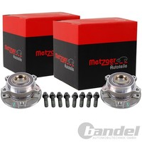 2X Metzger RADLAGER-SATZ Hinten Passend FÜR Fiat 500X Jeep Renegade