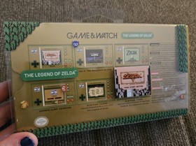 Nintendo Game & Watch Legend of Zelda  Vintage Handheld VideoGame Clock BOX ONLY