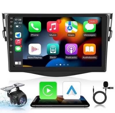 Car Radio for Toyota RAV4 2007-2012: [2G+64G] 9 Inch 1280 * 800 Touchscreen S...