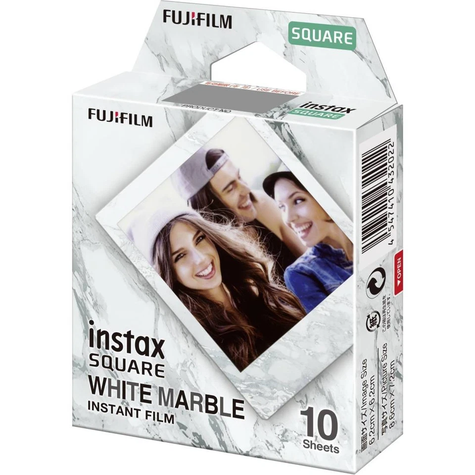Fuji Cartouches Instax Square White Marble Péremtion 12/2021