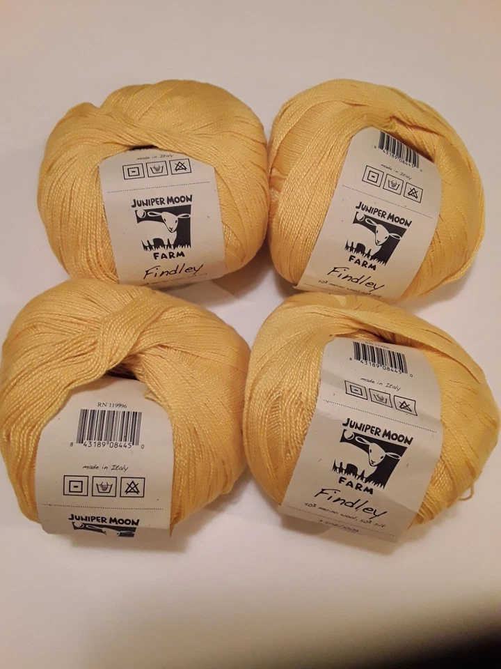 4 Juniper Moon Findley • Merino/Seda • Encaje • 3,5 oz/798 yardas • Amarillo brillante 33 Foto 4 de 4