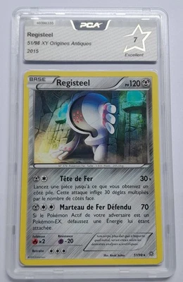 CARTE POKEMON REGISTEEL RARE PCA 7 51/98 XY ORIGINES ANTIQUES / FR / BLISTER - Photo 1/2