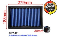 High-flow Stock Replacement Simota Air Filter For Ssangyong Musso Osy-001