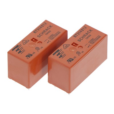 2Pcs original RT314012 8pins 12V RT314012 16A 250VAC schrack relay.nu