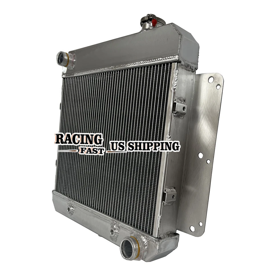 Cooling Radiator For 1962-1967 63 CHEVROLET CHEVY II /NOVA BASE 2.5L 3.2L 4.1L - Image 3 of 4