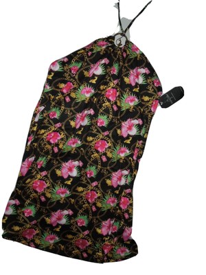 BABY PHAT halter style Swimsuit swim Cover  SMALL black print with cat