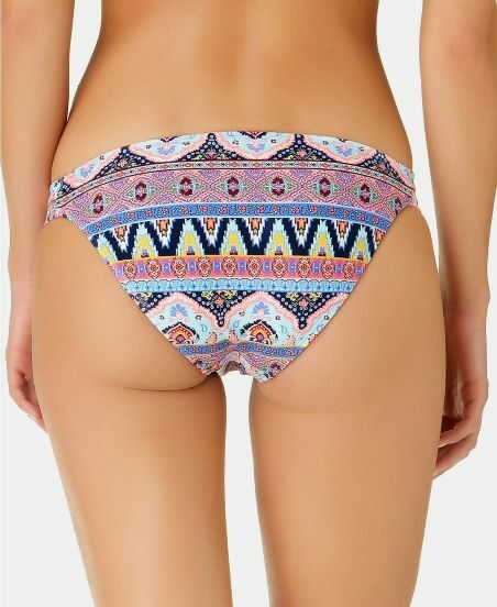 California Waves- Far Away Vacay Printed Push-Up Bikini Set, Multi-color, M, NWT