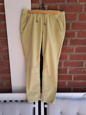 Baumwollhose, Red Button, senffarben, Gummizug, Gr. 40