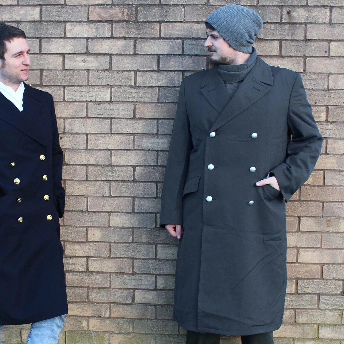 Military shop surplus overcoat