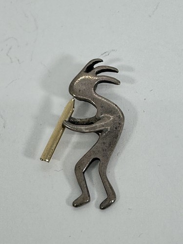 Pince à Billets Vintage Kokopelli Danseuse Argent Sterling 925 - Navajo TR2070