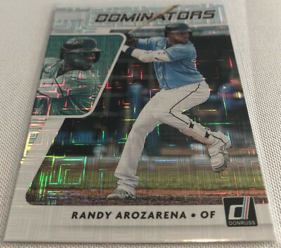 2021 Donruss Baseball Randy Arozarena Tampa Bay Rays Dominators Vector #DOM4