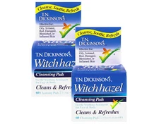 T.N. Dickinson's Witch Hazel Astringent Cleansing Pads 60 Count - Pack of 2