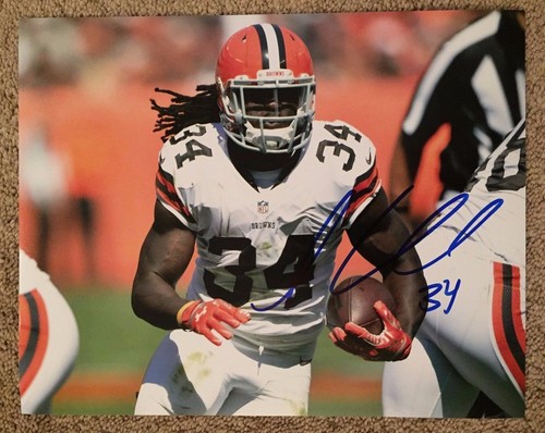 ISAIAH CROWELL Signed Autographed 8x10 Photo CLEVELAND BROWNS Georgia Bulldogs - Picture 2 of 2