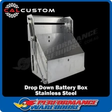 Cal Custom Stainless Steel Drop Down Battery Tray, CAL-4756