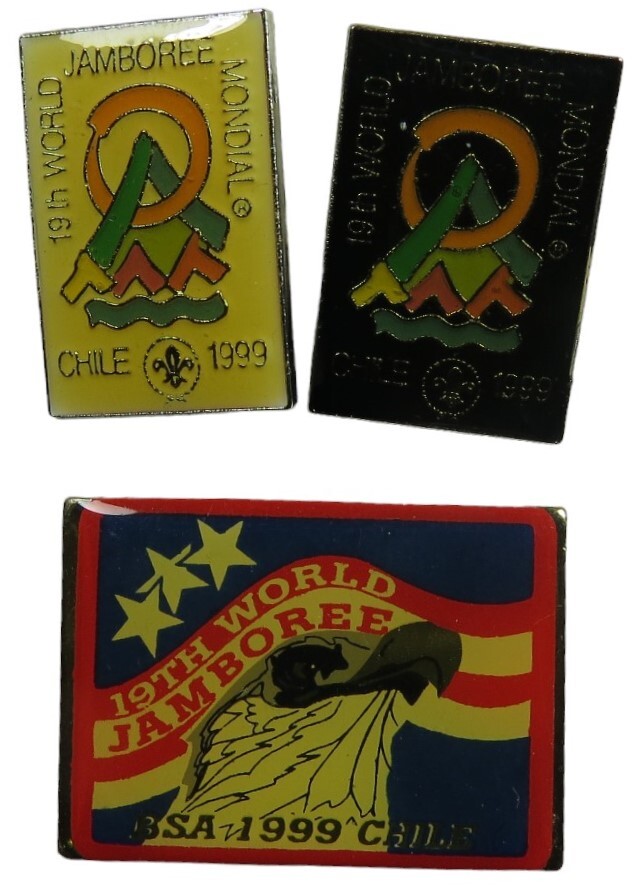 1999 World Jamboree Lot of 3 Hat Pin (PIN-4086)