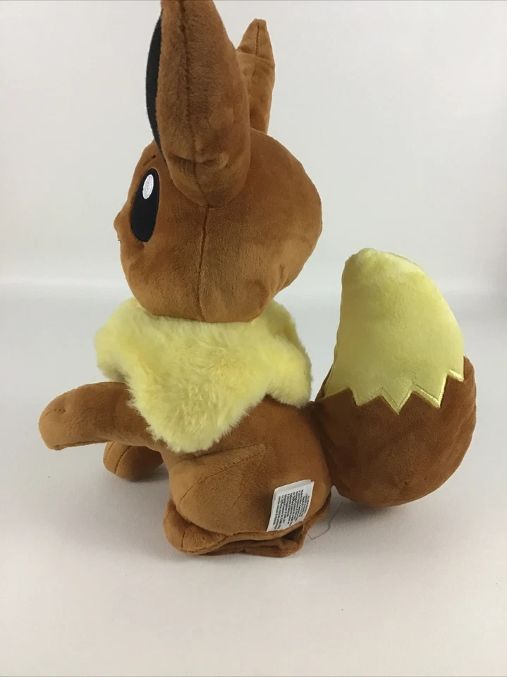 Pokemon Eevee 11" Peluche Peluche Juguete Sonidos Movimiento Nintendo 2017 Tomy Foto 2 de 4