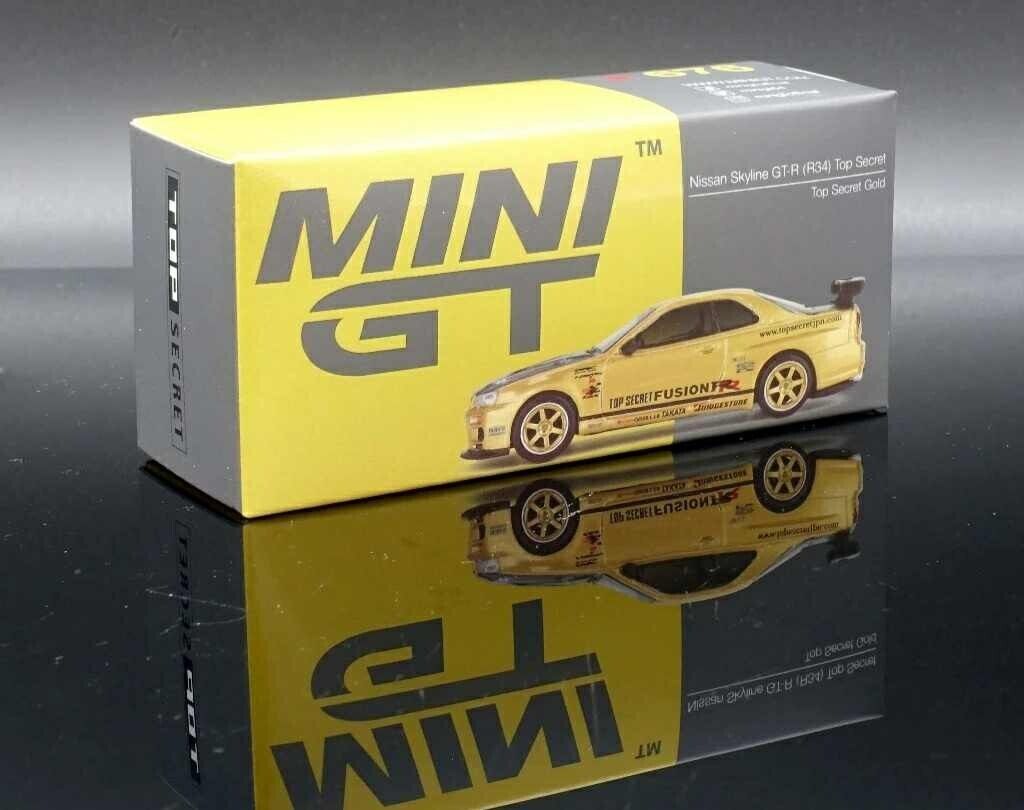 MINI GT NISSAN SKYLINE GT-R R34 TOP SECRET JAPAN LIMITED MINI GT NISSAN SKYLINE GT-R R34 TOP SECRET JAPAN LIMITED